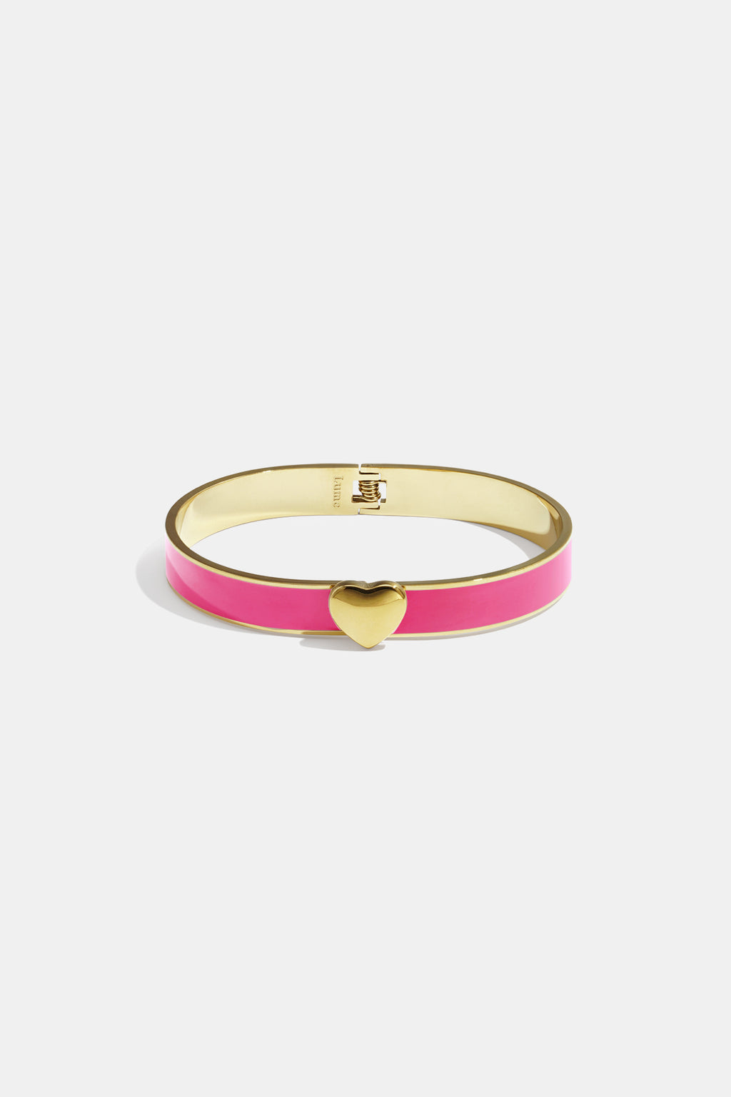 Kleurrijke hartvormige armbanden van roestvrij staal - 0,9 cm