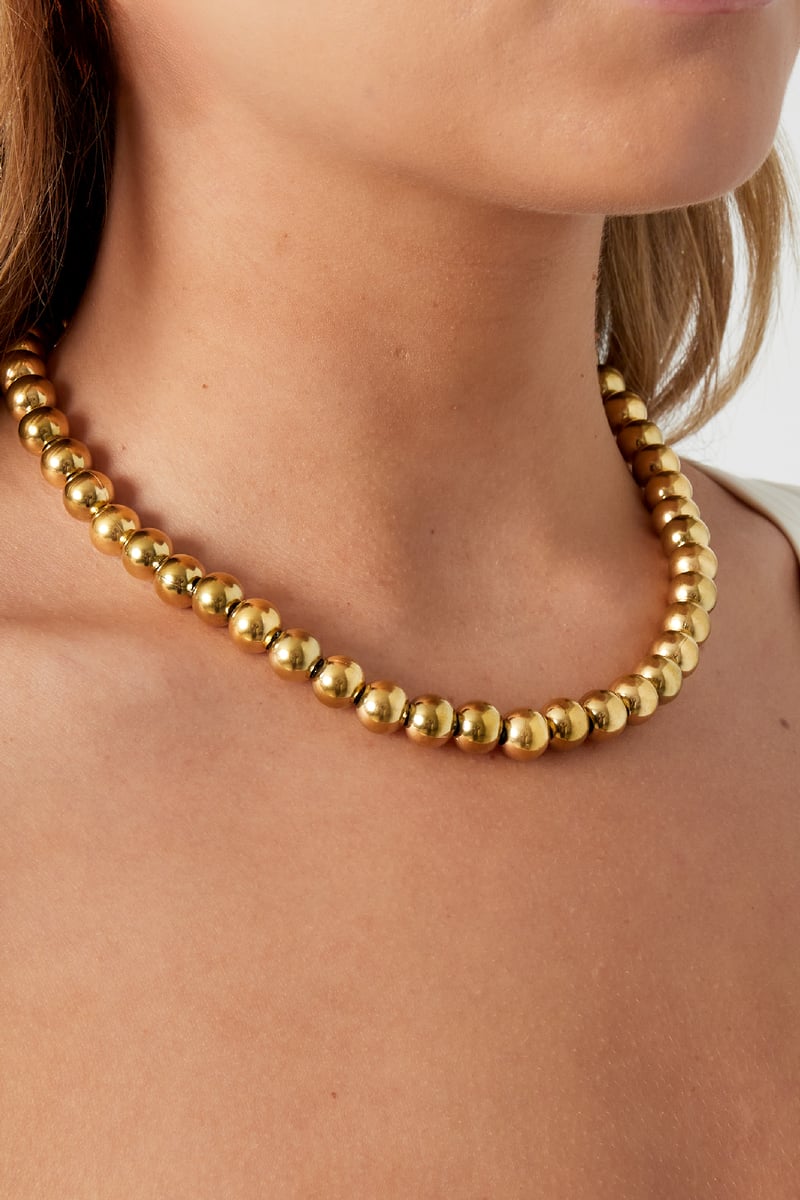 Holle kralenketting -10mm