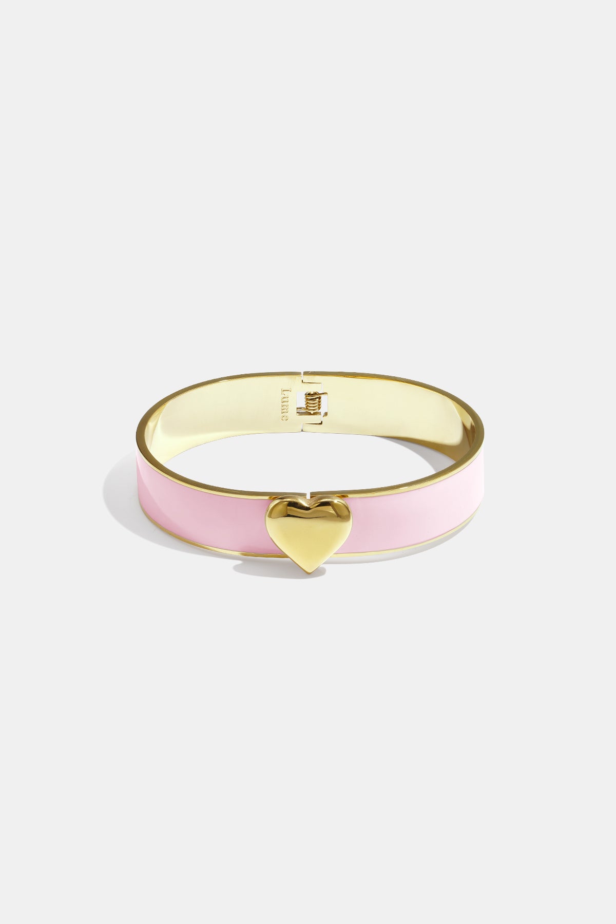 Kleurrijke hartvormige armbanden van roestvrij staal - 1,3 cm