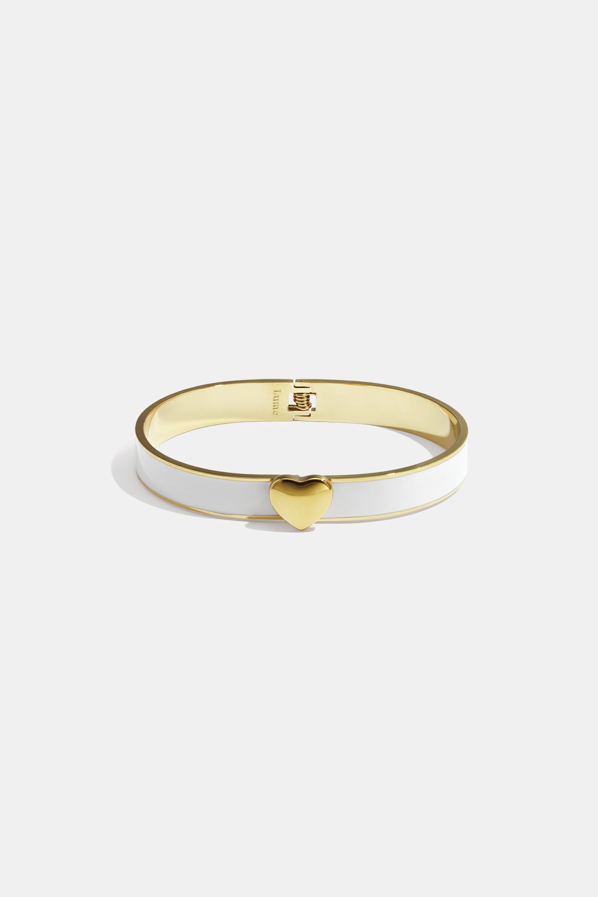 Kleurrijke hartvormige armbanden van roestvrij staal - 0,9 cm