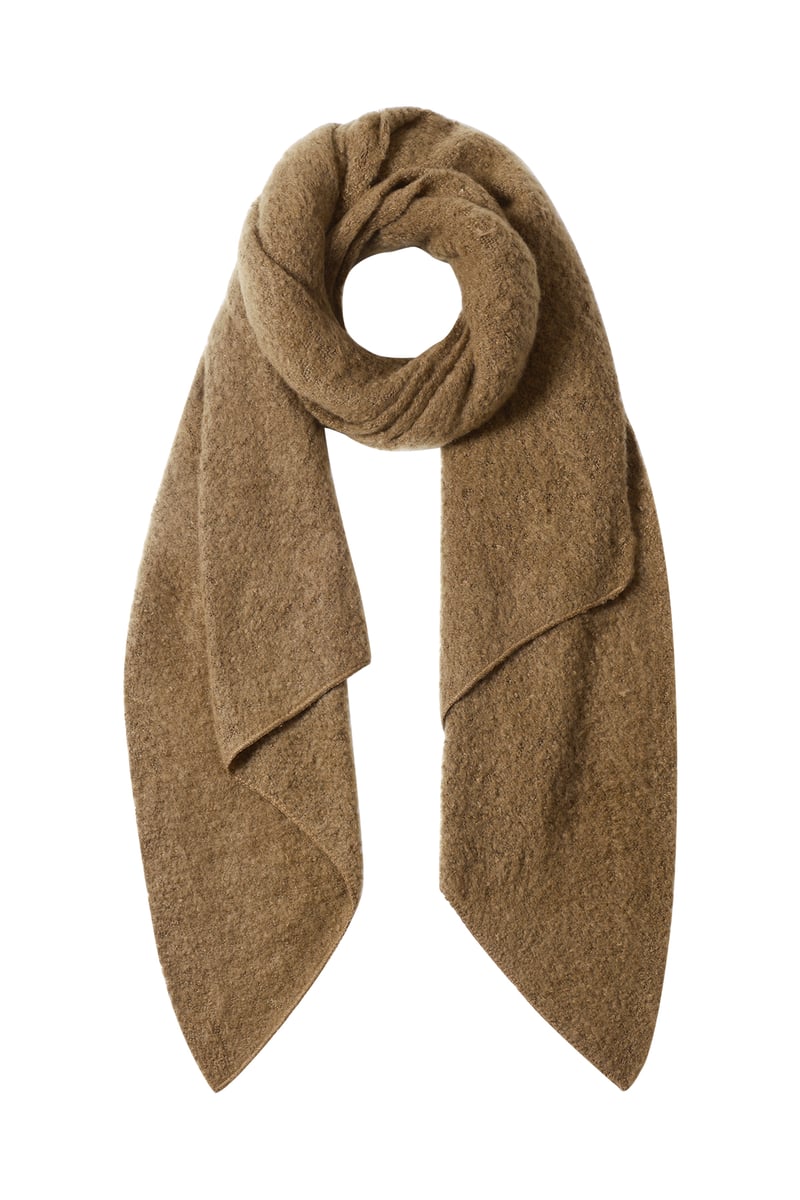 Zachte wintersjaal koraal Polyester