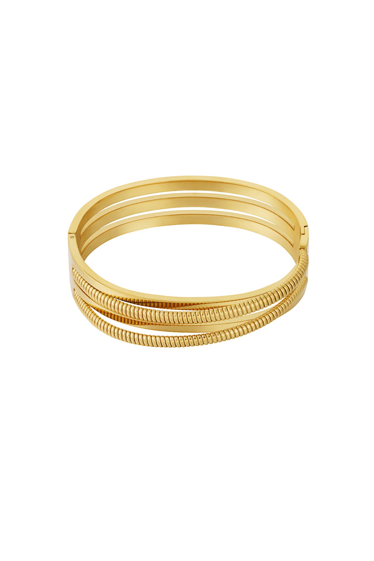 Gouden trio armband