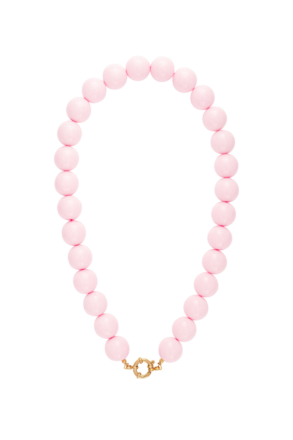 Resin Beaded Necklaces Beads Casual Daily Simple Series Women's jewelry-15mm