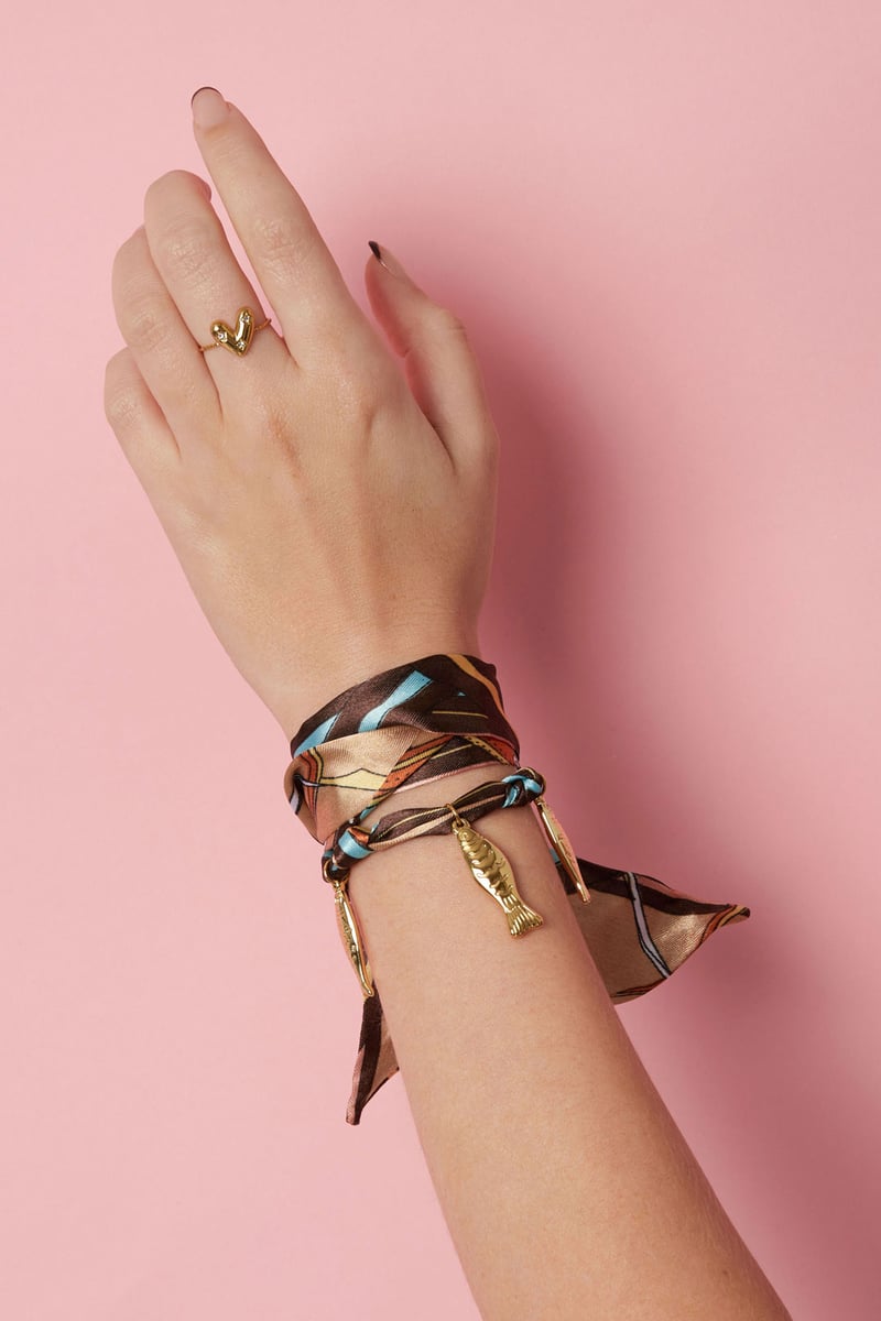 Armbanden met bedel van roestvrij staal, vis, casual, dagelijks, eenvoudig, serie, damessieraden