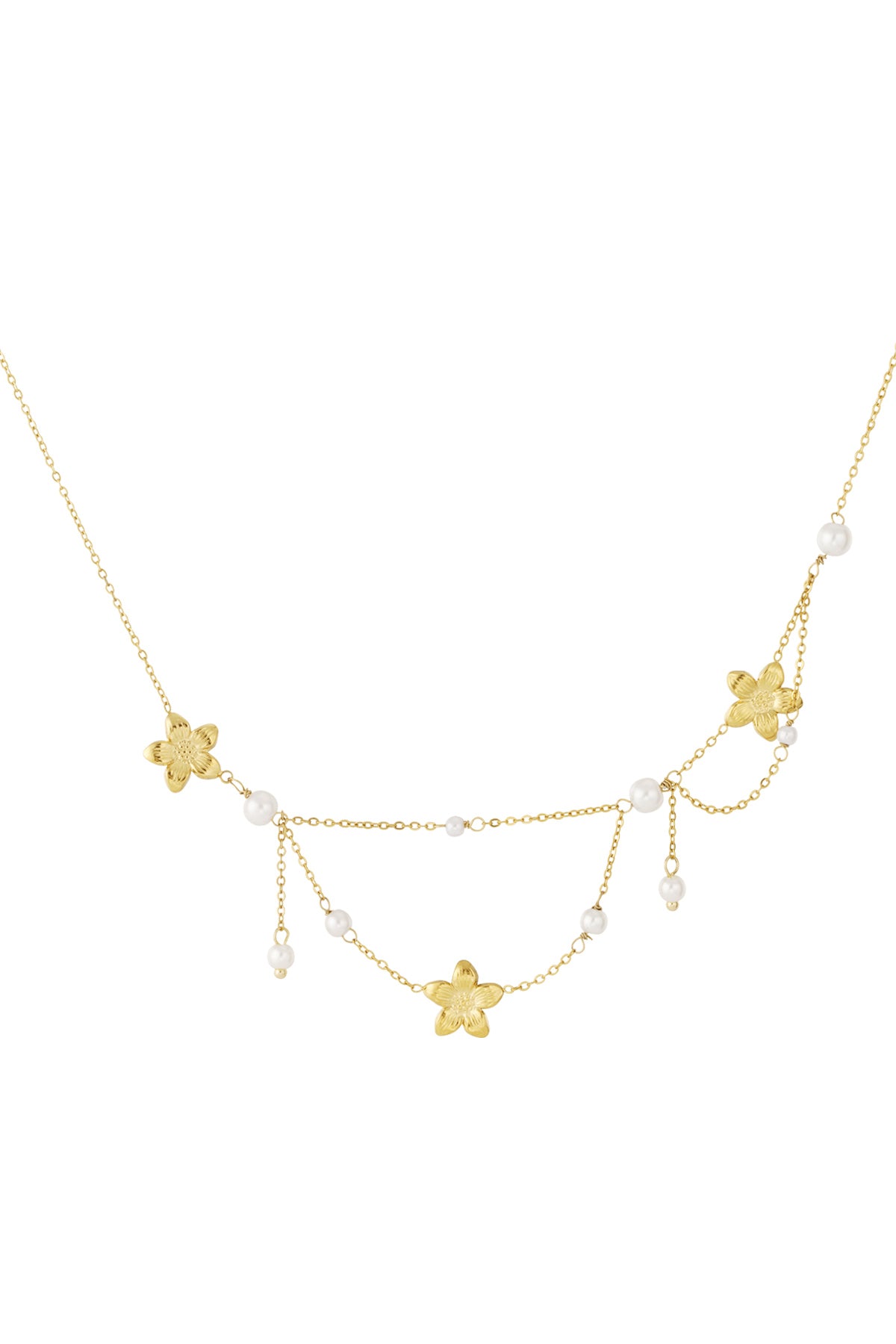 Dubbele problemen bloem ketting