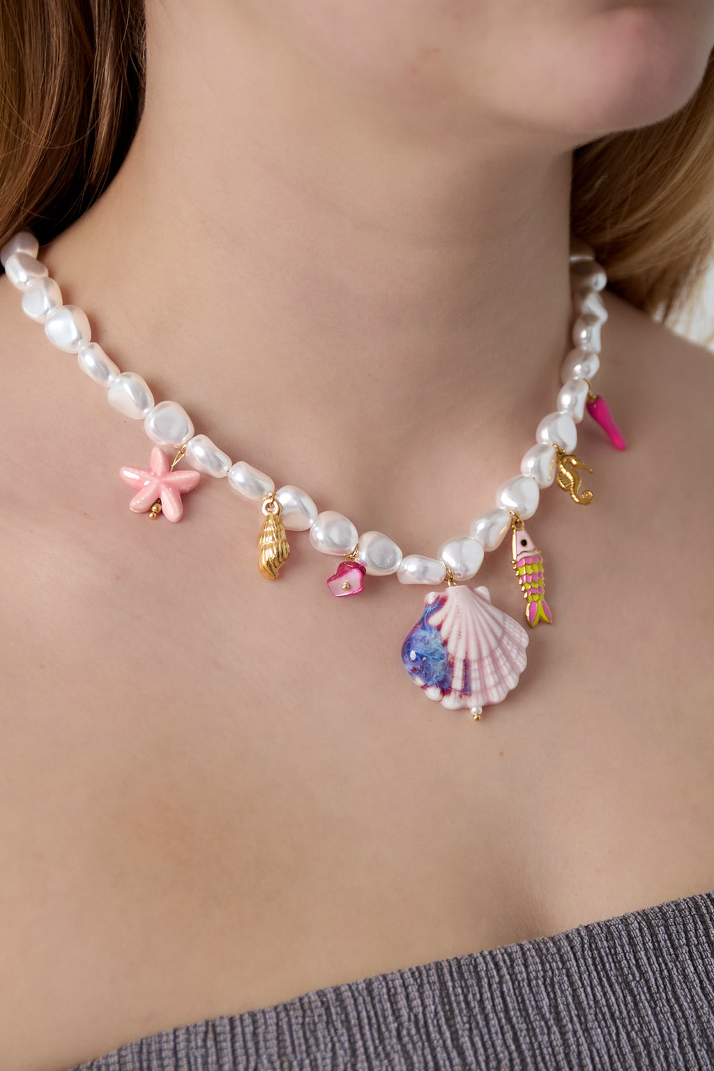 Kunstmatige parel kralen kettingen Turtle Casual vakantie/strand eenvoudige serie dames sieraden