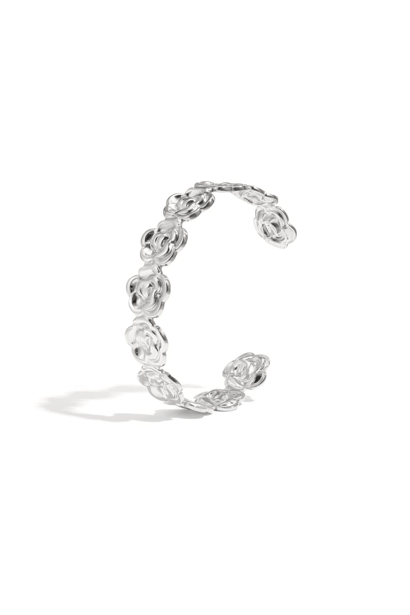 Roestvrijstalen manchetarmbanden Bloemen Casual Dagelijks Eenvoudig Serie Dames sieraden