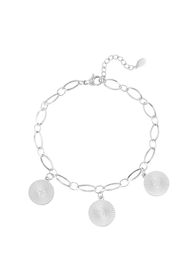 Armband drie coins