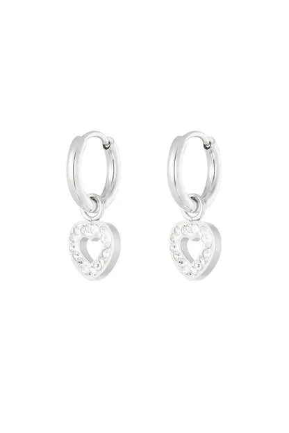 Cute heart earrings